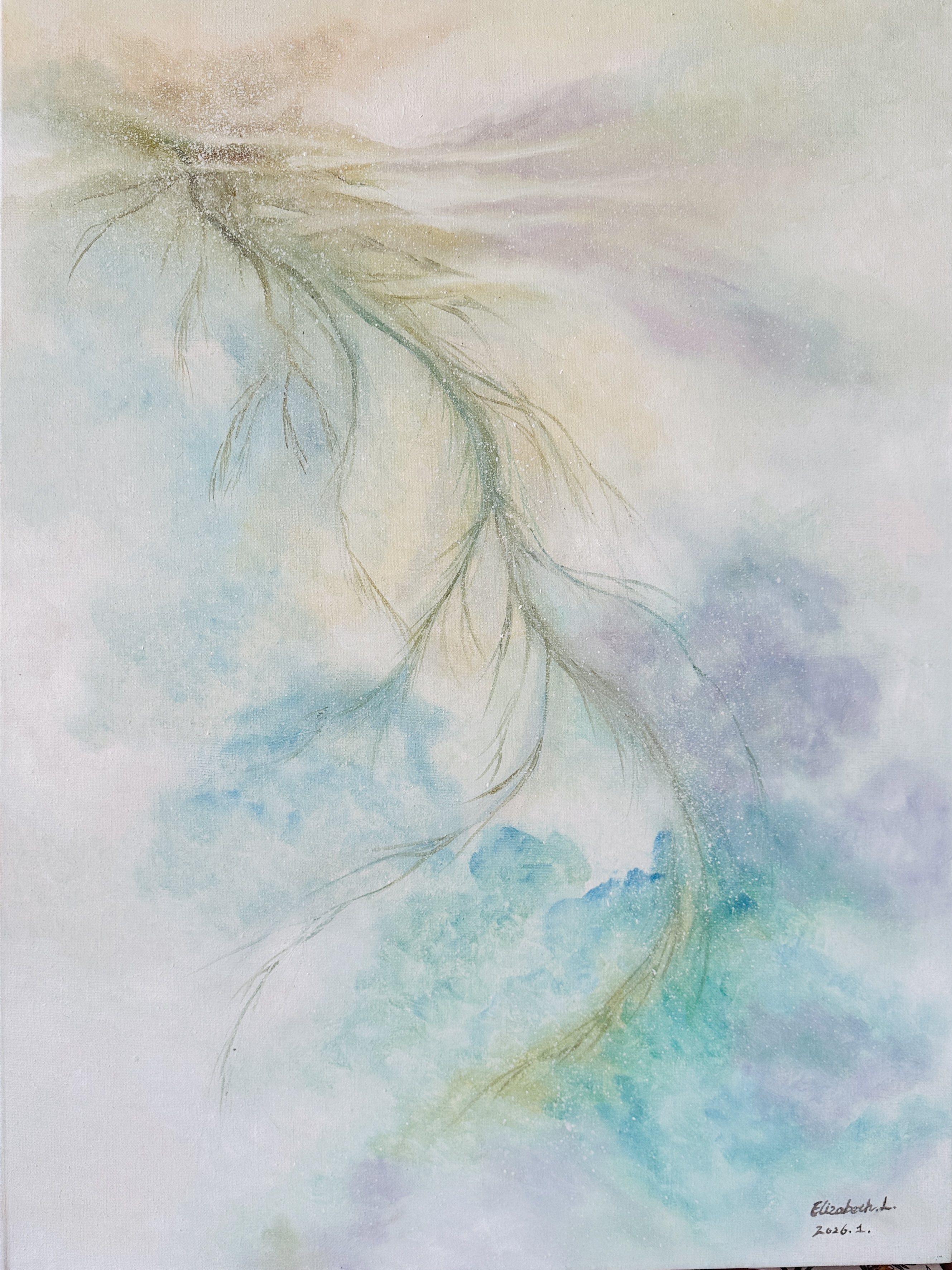 Drifting Veins of Light